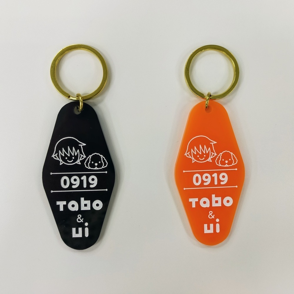 Tabo & Ui」モーテルキーホルダー | 西川貴教 | 西川貴教：turbo-plus